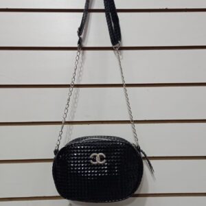 BANDOLERA CON CADENA NEGRA