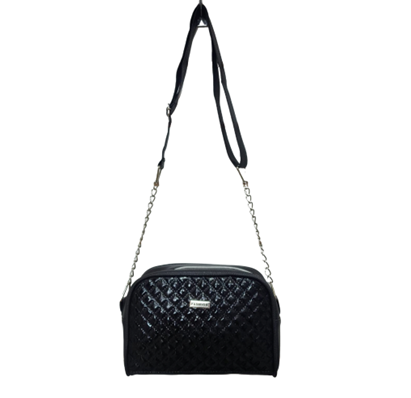 MODA COOL (10) BANDOLERA CHAROL