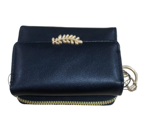 MODA COOL (12) BILLETERA / TARGETERO 1 CIERRE ECO CUERO Medida: 15x10cm