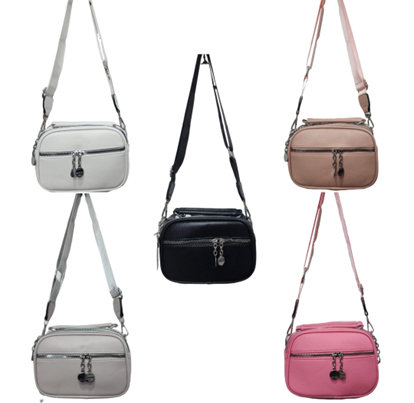 MODA COOL (24) BANDOLERA 2 DIVISIONES TIRAS REGULABLES