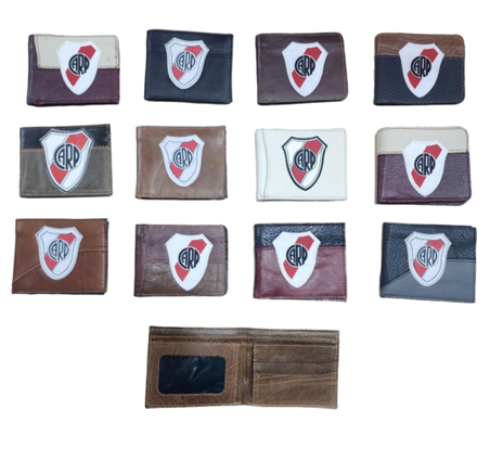 MODA COOL (3) BILLETERA de CUERO Para Targetas. Medida: 12x8cm.