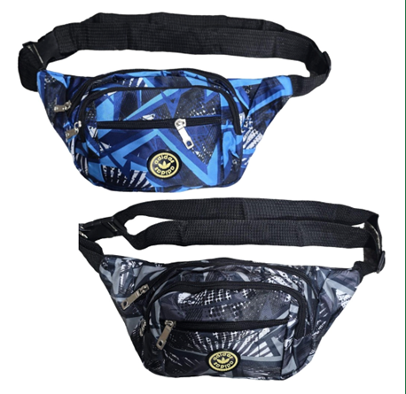 MODACOOL (1) RIÑONERA Importada CON 3 BOLSILLOS Material Impermeable