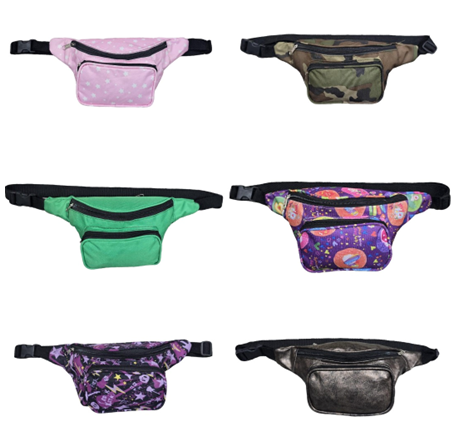 MODACOOL (12) RIÑONERA CON DOS BOLSILLOS GRANDE Material Tela cordura