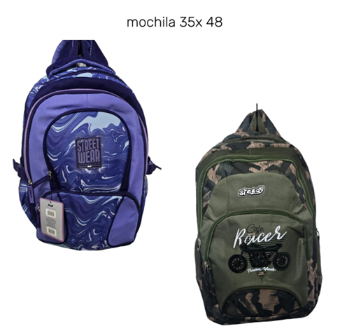 MODACOOL (15) MOCHILA GRANDE ESTAMPADO