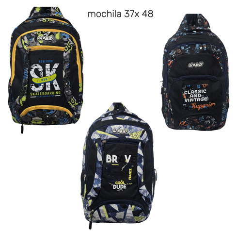 MODACOOL (16) MOCHILA GRANDE ESTAMPADO