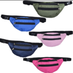 RIÑONERA Importada CON 3 BOLSILLOS   Material Impermeable