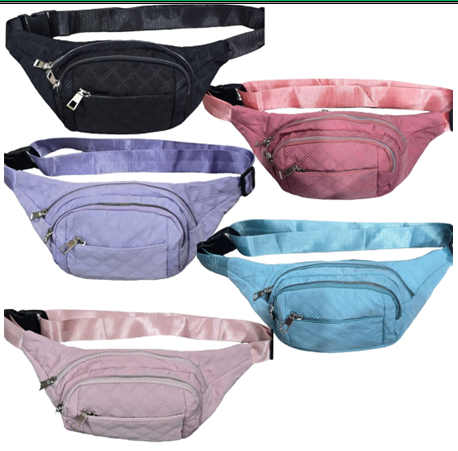 MODACOOL (2) RIÑONERA Importada CON 3 BOLSILLOS Material Impermeable