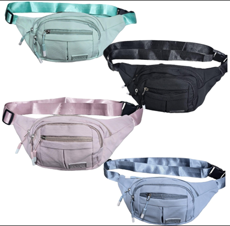 MODACOOL (3) RIÑONERA Importada CON 3 BOLSILLOS Material Impermeable