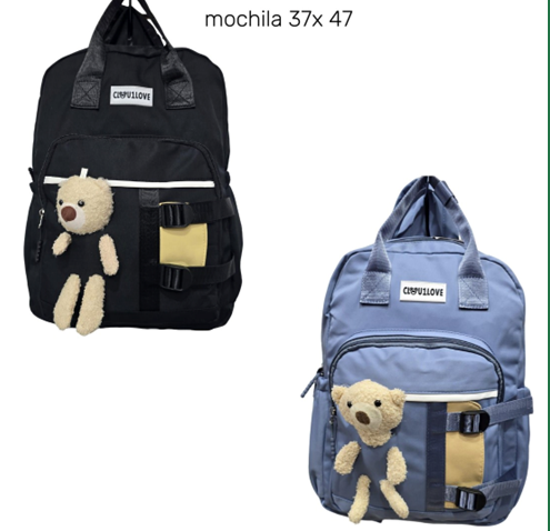 MODACOOL (31) MOCHILA GRANDE CON OSITO