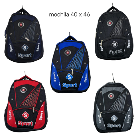 MODACOOL (40) MOCHILA GRANDE CON 3 DIVISIONES