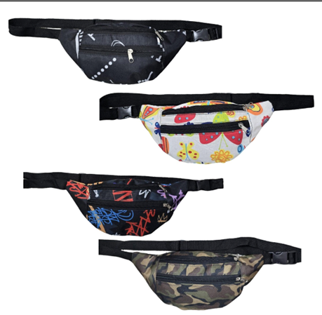 MODACOOL (6) RIÑONERA CON DOS BOLSILLOS Material Cordura.