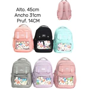 MOCHILA CON VARIAS BOLSILLOS