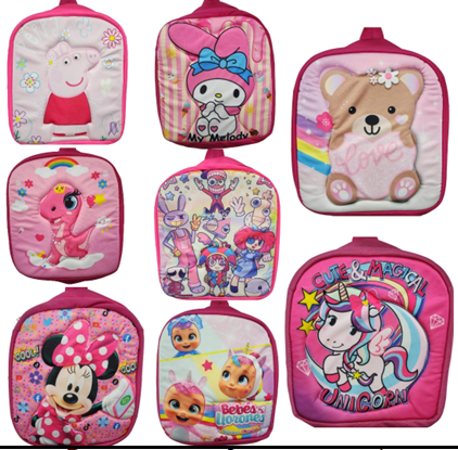 moda cool (35) MOCHILA JARDIN 3D medida: Alto30cm. Ancho 30cm