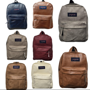 MOCHILA ESCOLAR ECO CUERO  JANSPORT