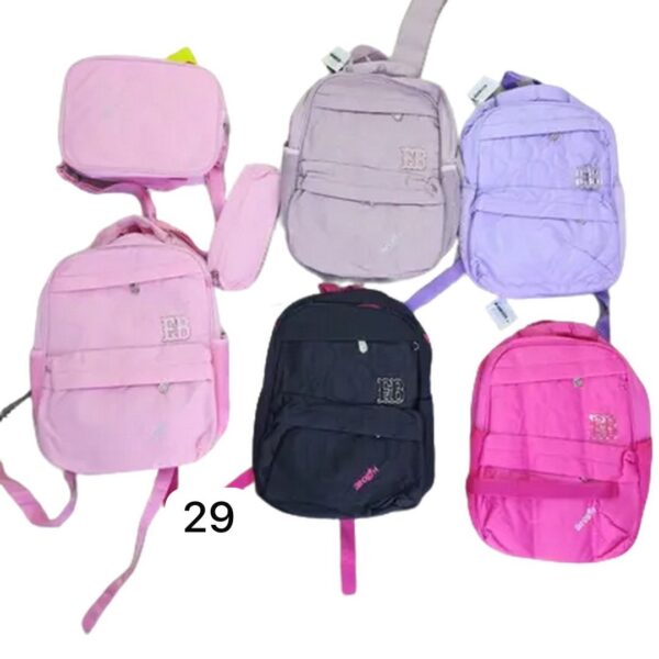 MOCHILA ESCOLAR 3 PIEZAS