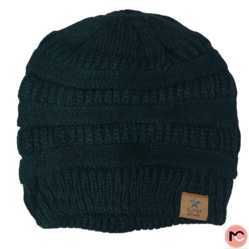 MODA COOL (10) GORRO CON PIEL POMPOM