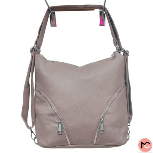 MODA COOL (11) GORRO CON PIEL POMPOM