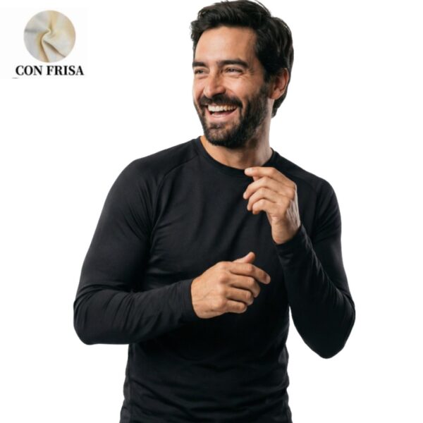 Remera Camiseta Térmica Hombre Adulto Manga Larga (Talle 2XL)