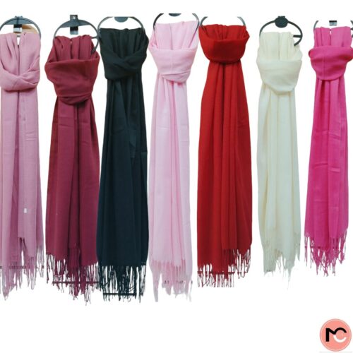 MODA COOL CHALINAS LISAS GRANDES X12