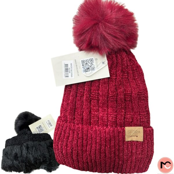 GORRO TEJIDO INTERIOR PIEL