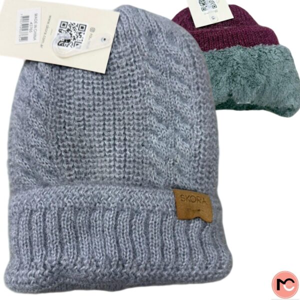 GORRO TEJIDO INTERIOR PIEL